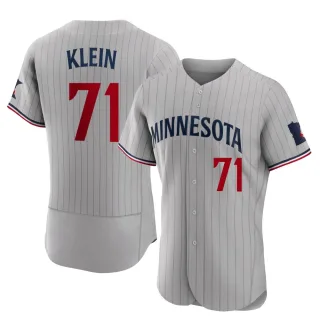 Men's Authentic Gray John Klein Minnesota Twins Road Jersey