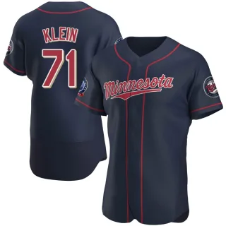 Men's Authentic Navy John Klein Minnesota Twins Alternate 60th Season Jersey