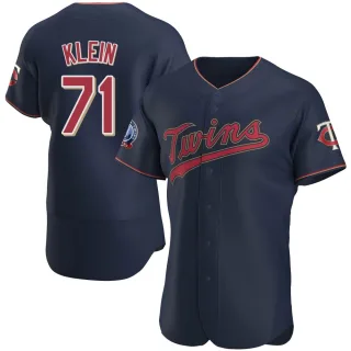 Men's Authentic Navy John Klein Minnesota Twins Alternate 60th Season Team Jersey