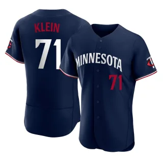 Men's Authentic Navy John Klein Minnesota Twins Alternate Jersey