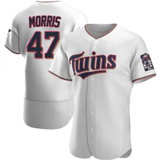Men's Authentic White Jack Morris Minnesota Twins Home Jersey