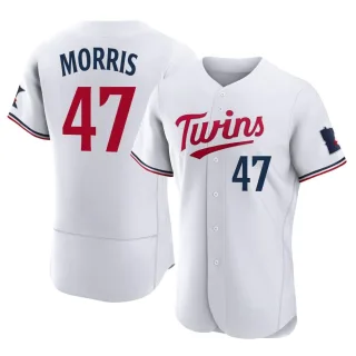 Men's Authentic White Jack Morris Minnesota Twins Home Jersey