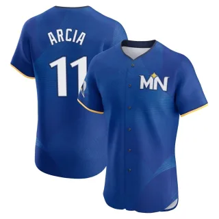 Men's Elite Royal Orlando Arcia Minnesota Twins 2024 City Connect Jersey