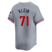 Men's Limited Gray John Klein Minnesota Twins Road Jersey