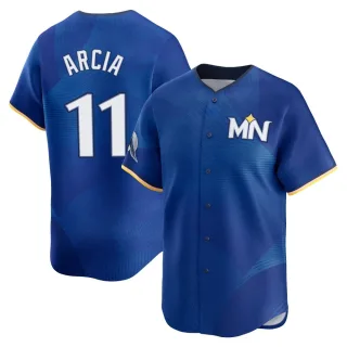 Men's Limited Royal Orlando Arcia Minnesota Twins 2024 City Connect Jersey