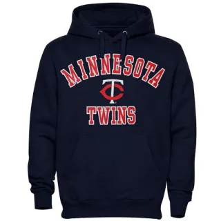 Men's Navy Blue Minnesota Twins Stitches Fastball Fleece Pullover Hoodie -