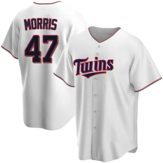 Men's Replica White Jack Morris Minnesota Twins Home Jersey