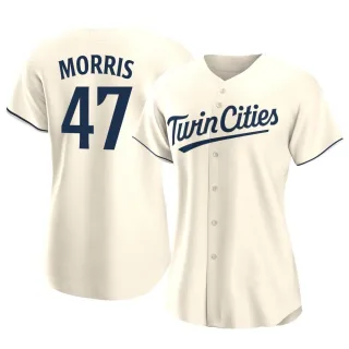 Women's Authentic Cream Jack Morris Minnesota Twins Alternate Jersey