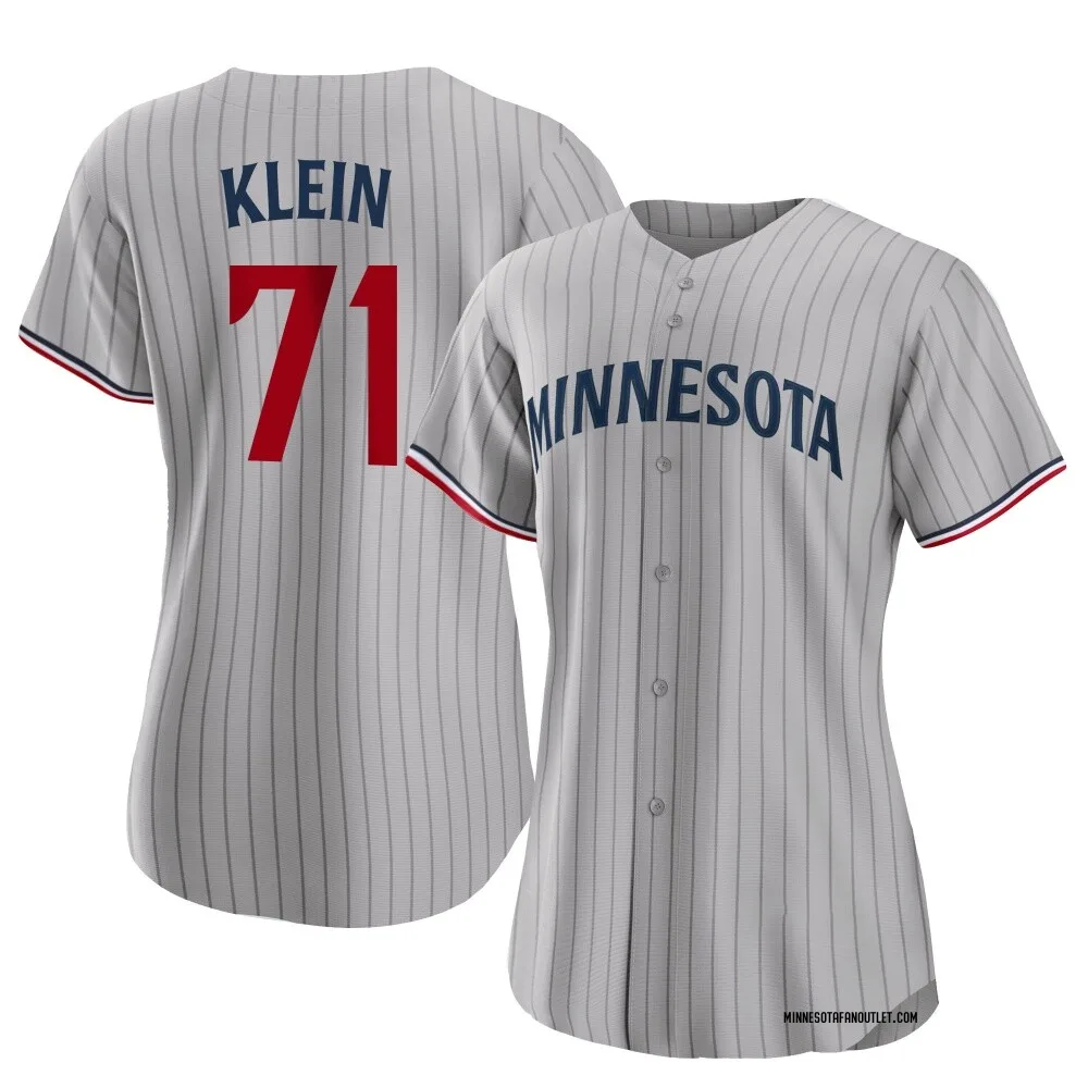 Women's Authentic Gray John Klein Minnesota Twins Road Jersey