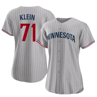 Women's Authentic Gray John Klein Minnesota Twins Road Jersey