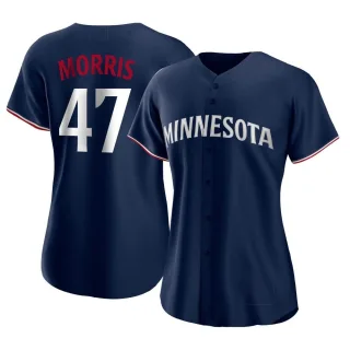 Women's Authentic Navy Jack Morris Minnesota Twins Alternate Jersey