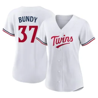 Women's Authentic White Dylan Bundy Minnesota Twins Home Jersey