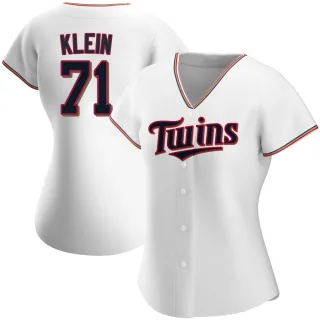 Women's Authentic White John Klein Minnesota Twins Home Jersey