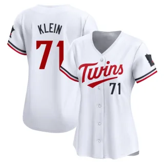 Women's Limited White John Klein Minnesota Twins Home Jersey