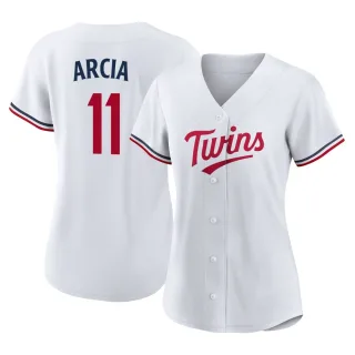 Women's Replica White Orlando Arcia Minnesota Twins Home Jersey