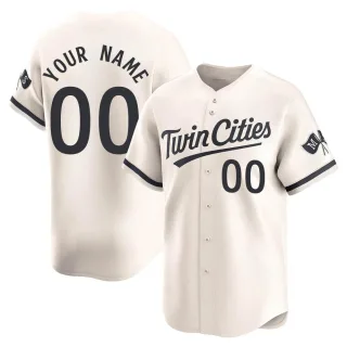 Youth Limited Cream Custom Minnesota Twins Alternate Jersey