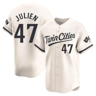 Youth Limited Cream Edouard Julien Minnesota Twins Alternate Jersey