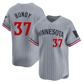 Youth Limited Gray Dylan Bundy Minnesota Twins Road Jersey