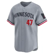 Youth Limited Gray Jack Morris Minnesota Twins Road Jersey