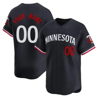 Youth Limited Navy Custom Minnesota Twins Alternate Jersey