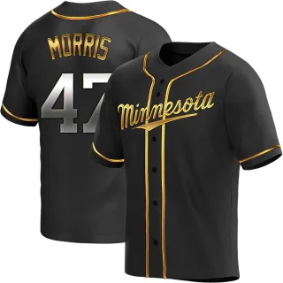 Youth Replica Black Golden Jack Morris Minnesota Twins Alternate Jersey