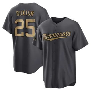 Youth Replica Charcoal Byron Buxton Minnesota Twins 2022 All-Star Game Jersey