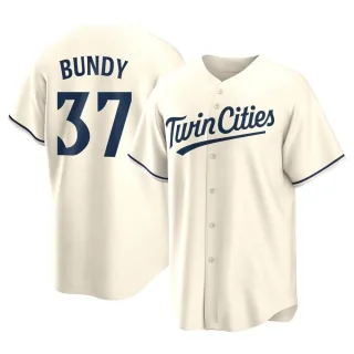 Youth Replica Cream Dylan Bundy Minnesota Twins Alternate Jersey