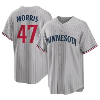 Youth Replica Gray Jack Morris Minnesota Twins Road Jersey