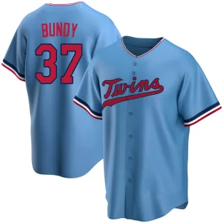 Youth Replica Light Blue Dylan Bundy Minnesota Twins Alternate Jersey