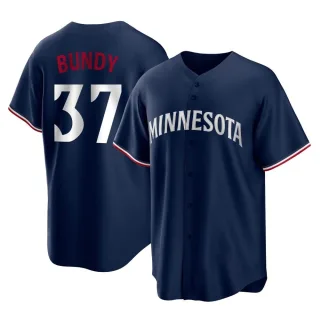 Youth Replica Navy Dylan Bundy Minnesota Twins Alternate Jersey