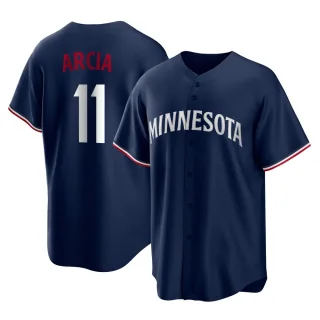 Youth Replica Navy Orlando Arcia Minnesota Twins Alternate Jersey