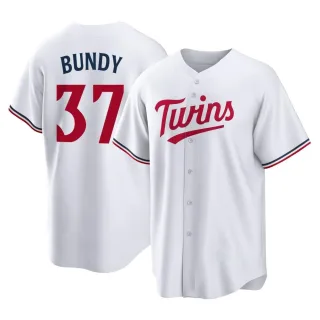 Youth Replica White Dylan Bundy Minnesota Twins Home Jersey