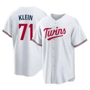 Youth Replica White John Klein Minnesota Twins Home Jersey