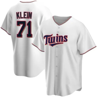 Youth Replica White John Klein Minnesota Twins Home Jersey